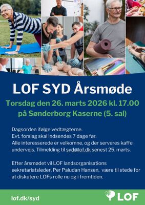 Årsmøde i Liberalt Oplysnings Forbund i Sønderjylland (LOF Syd)